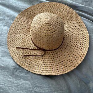 Women's Tan and Brown Hat